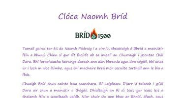 Clóca Naomh Brídu - St. Brigid's Cloak