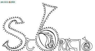 St. Brigid Manuscript - Colouring Sheet