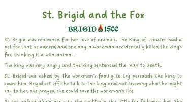 St. Brigid and the Fox
