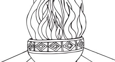 St. Brigids Fire - Colouring Sheet