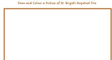 St. Brigids Fire - Draw and Colour
