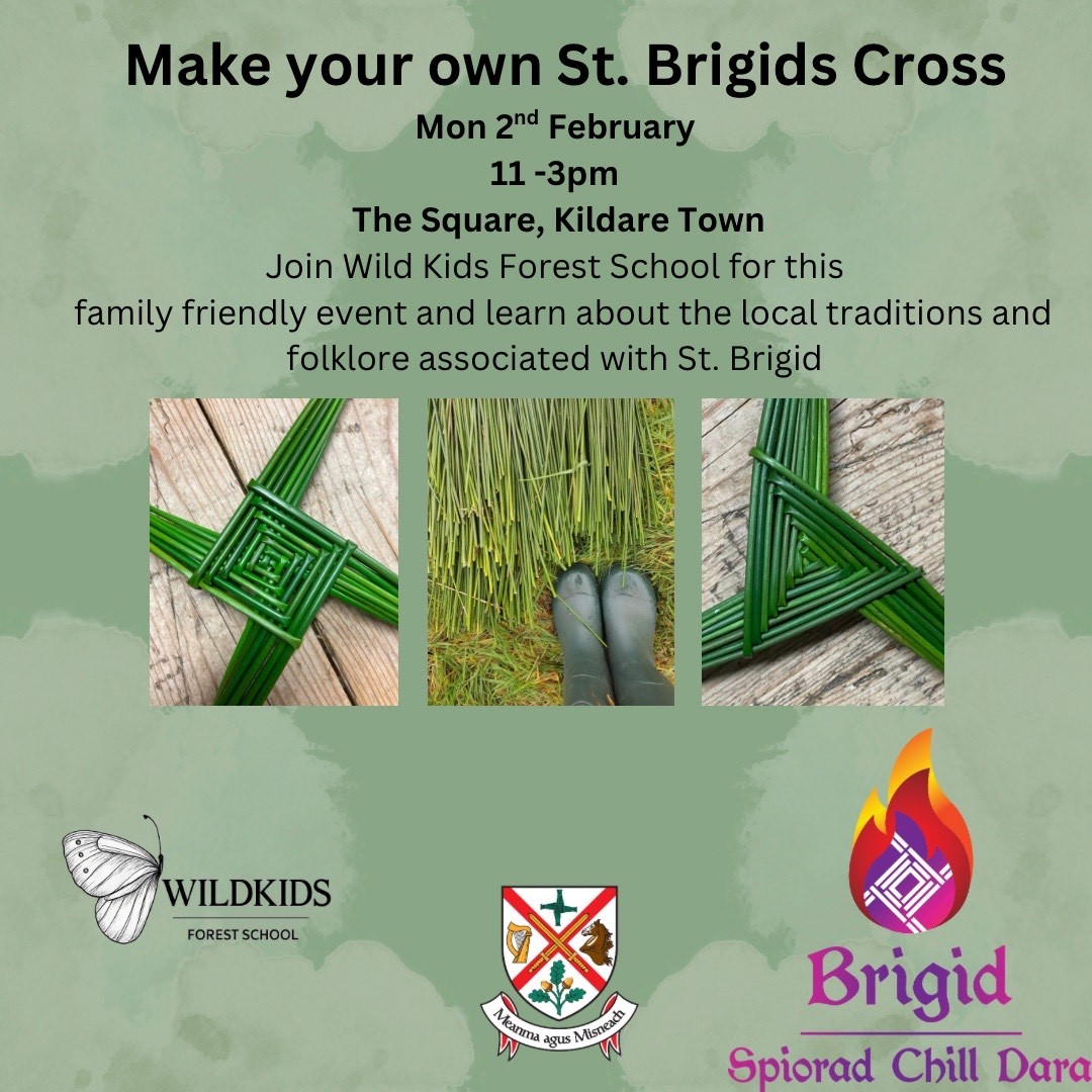 Make your own St. Brigid’s Cross